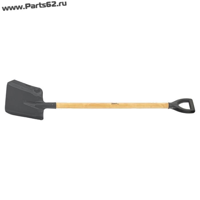 Лопата совковая, 230 х 265 х 1340 мм, деревянный лакированный черенок СИБРТЕХ 61459